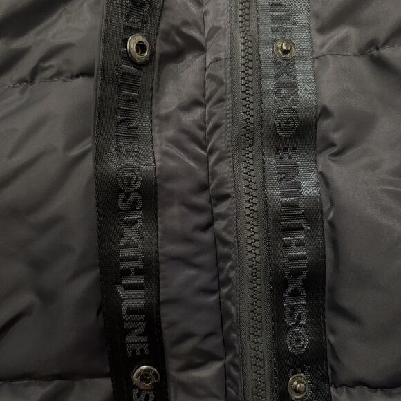 Sixth June Paris Puffer Coat Men 3XL Gray Hooded Parka Insulated Nylon NWT - Picture 7 of 15